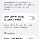 How to Disable Camera Lock Screen Swipe on iPhone