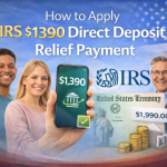 How to Apply for the IRS $1,390 Direct Deposit Relief Payment